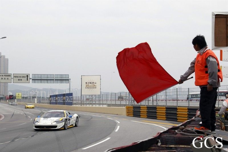 Bandera roja en Macau