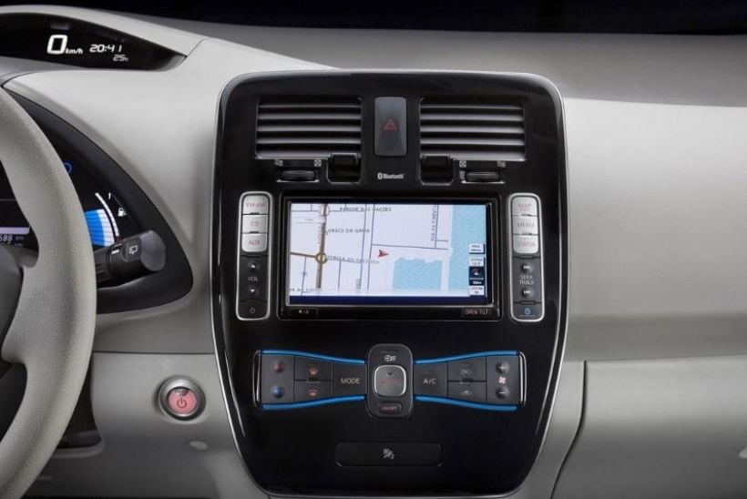 Así son las funciones del navegador del Nissan Leaf