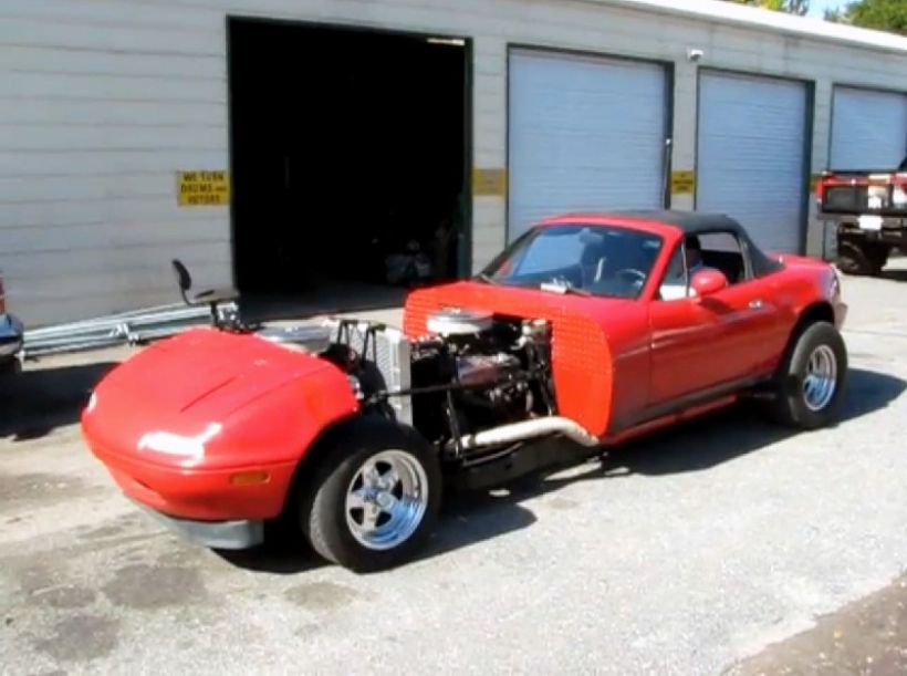 Bendita locura: Mazda MX-5 con motor V16