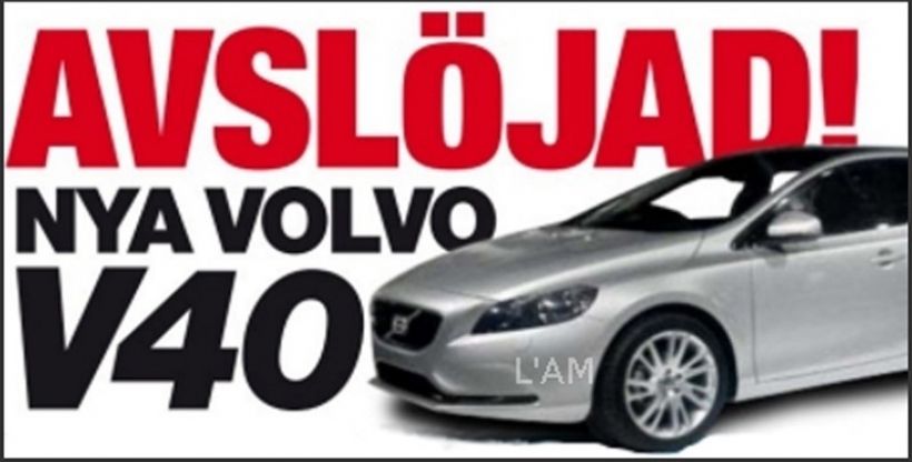 Volvo V40 pillado sin nada de camufaje