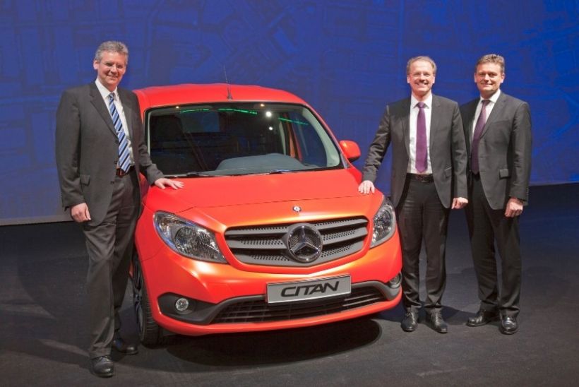 El Mercedes Citan (primo del Kangoo) es oficial