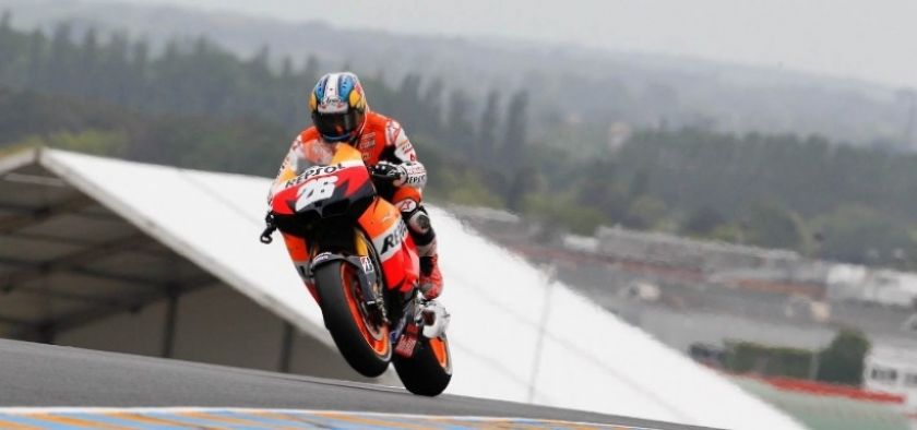 Primera pole de la temporada para Pedrosa, trío de poles españolas