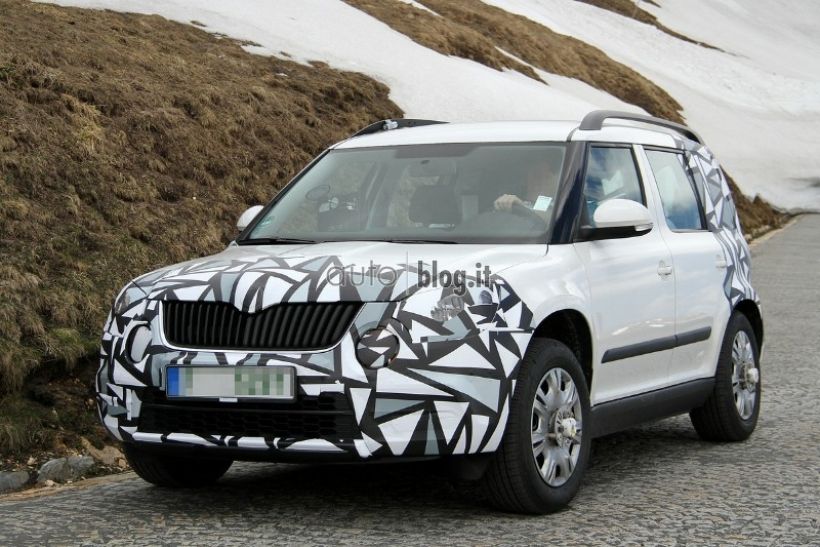 Fotos espía: Skoda Yeti 2012