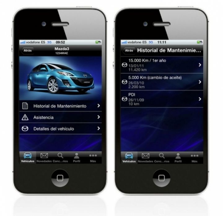 MyMazda, una App para administrar el mantenimiento de tu coche