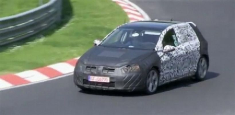 Vídeo espía: El Volkswagen Golf GTi VII exprime sus posibilidades en circuito