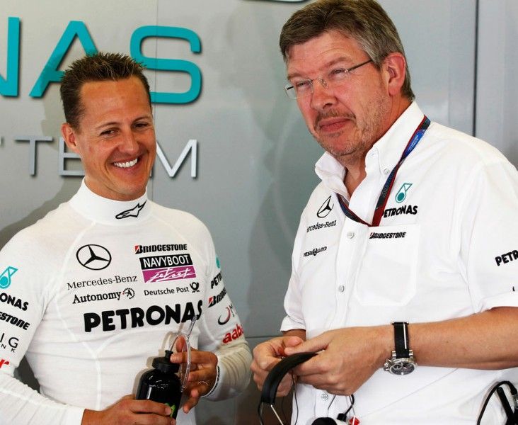 Schumacher y Brawn