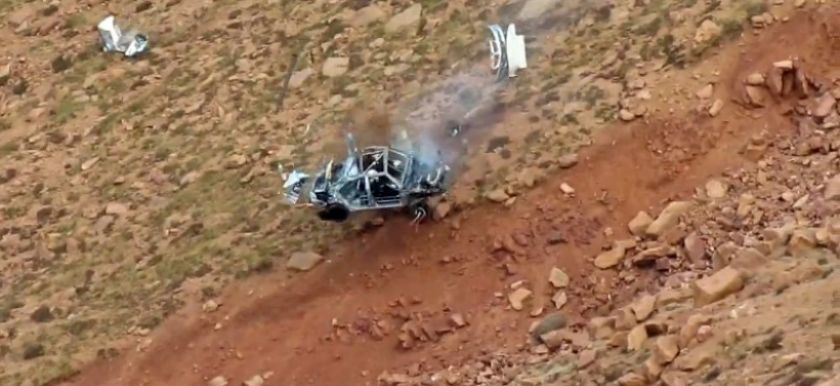 Escalofriante accidente de Foley en el Pikes Peak 2012