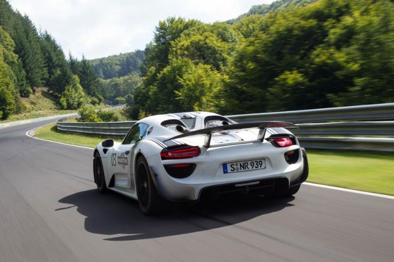 porsche 918 nurburgring