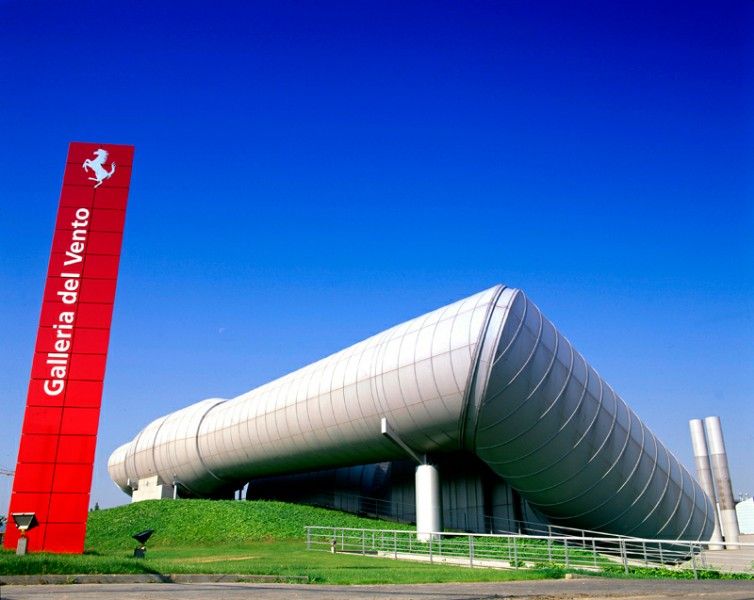 ferrari tunel viento