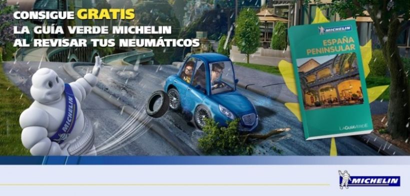 Revisión gratis de neumáticos y una guía verde por parte de Michelín