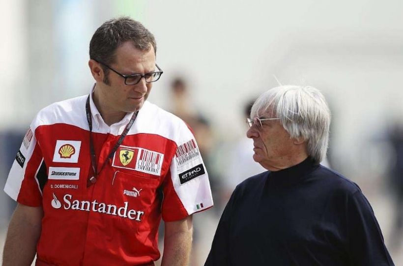 Ecclestone señala que Ferrari “ha cometido un error” reclamando el adelantamiento de Vettel