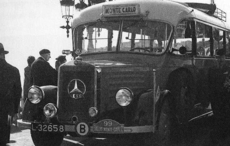 Rally Montecarlo Autobus Mercedes