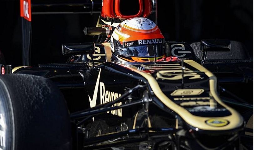 Grosjean el más rápido hoy. Mercedes nuevamente con problemas