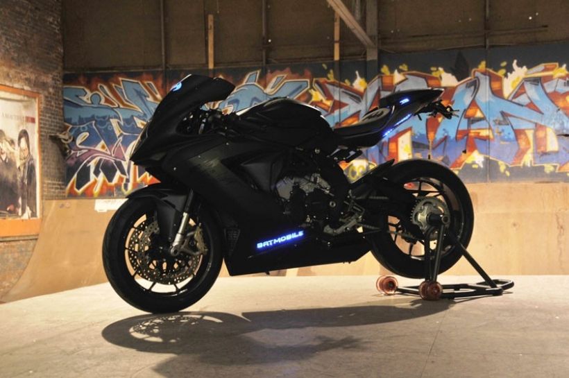 La bat-moto de Justin Bieber