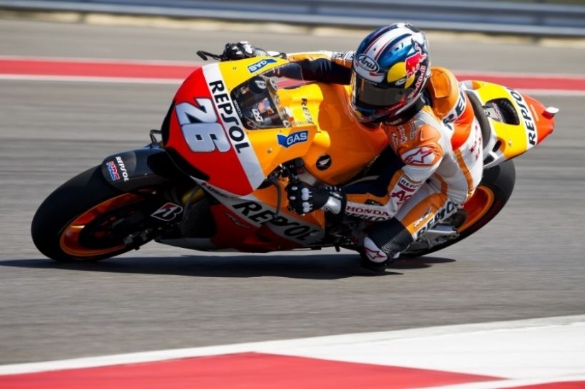 Pedrosa analiza el circuito de Austin