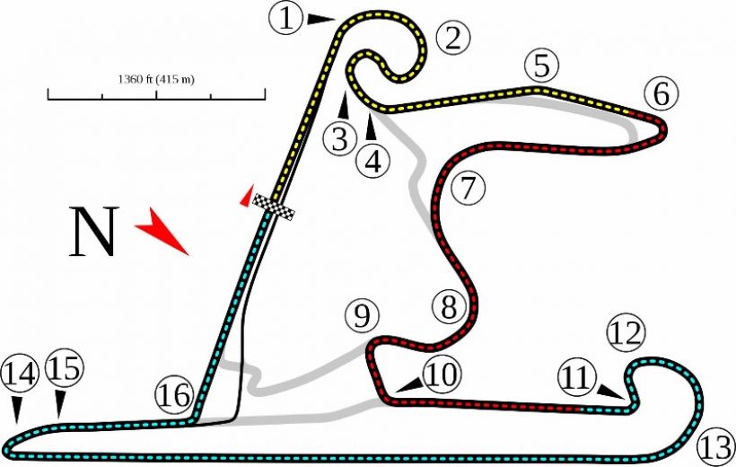 Agenda de eventos y Datos del Circuito - Shanghai