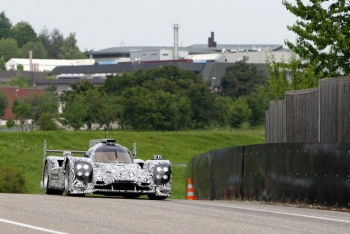 El Porsche LMP1 empieza su rodaje en Weissach camuflado