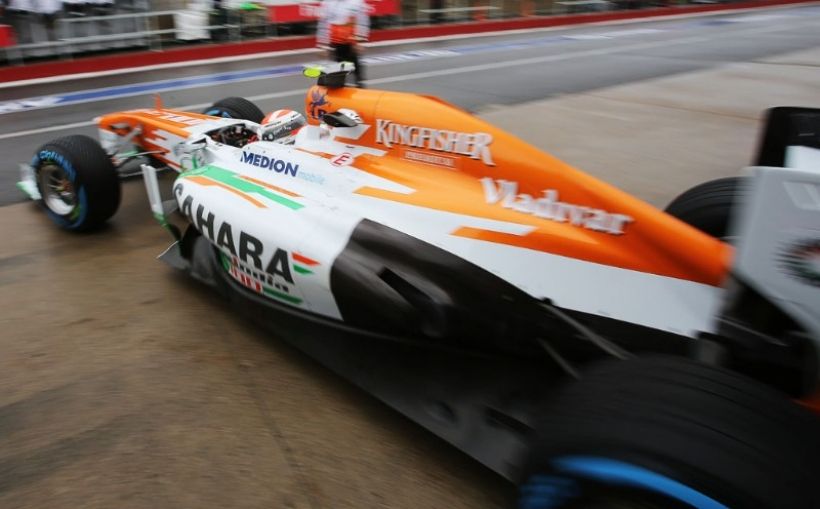 Mejor tiempo de Di Resta en los primeros libres pasados por agua