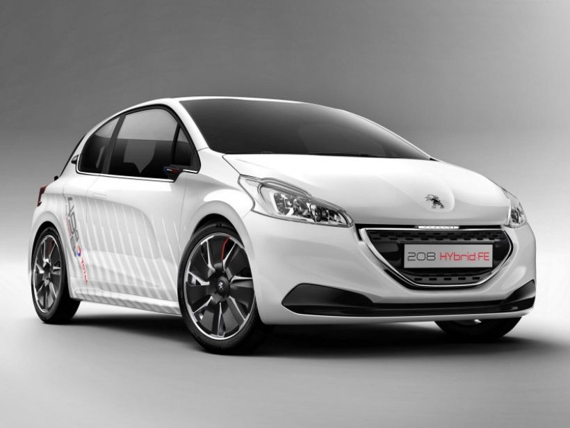 Peugeot 208 HYbrid FE, demostración híbrida de bajo consumo en forma de prototipo