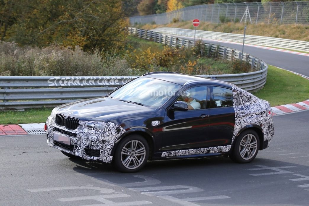 BMW X4 2015, de pruebas en Nürburgring