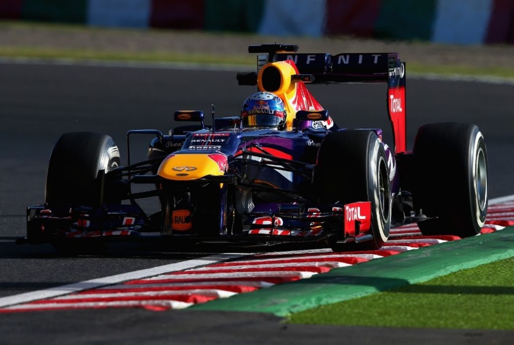 Vettel, imparable también en los libres de Japón