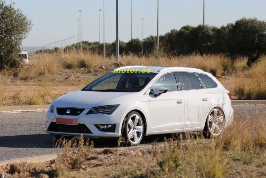 Seat León ST Cupra, primeras imágenes al descubierto