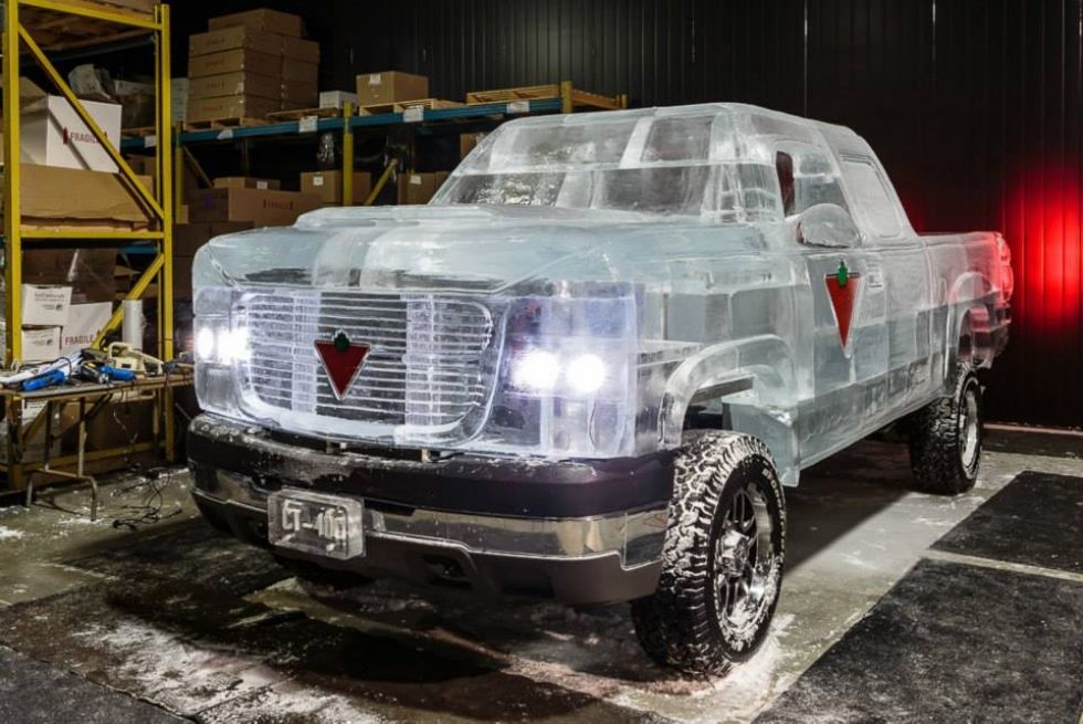 Así se hace (y se deshace) una pick up de hielo