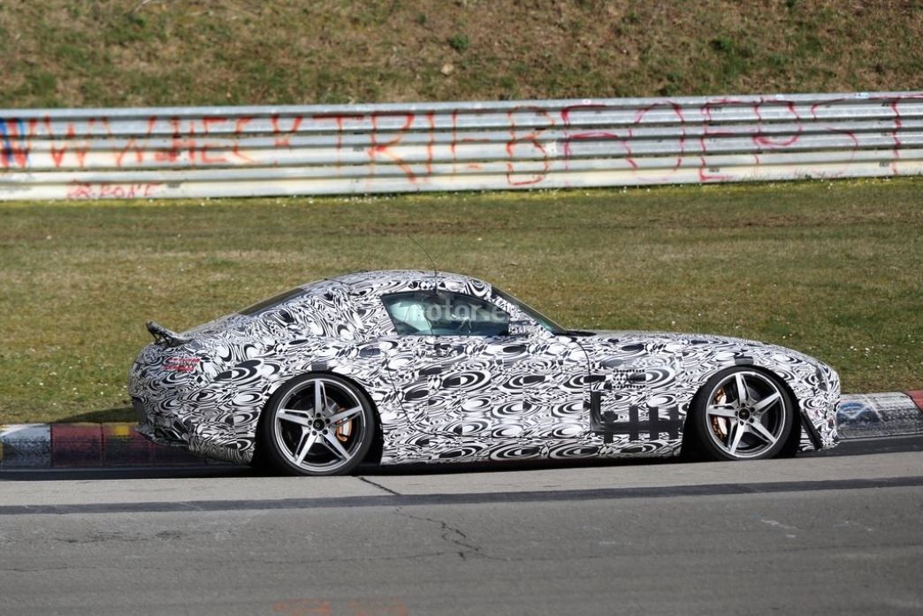 Mercedes AMG GT 2015, fotografiado en Nürburgring