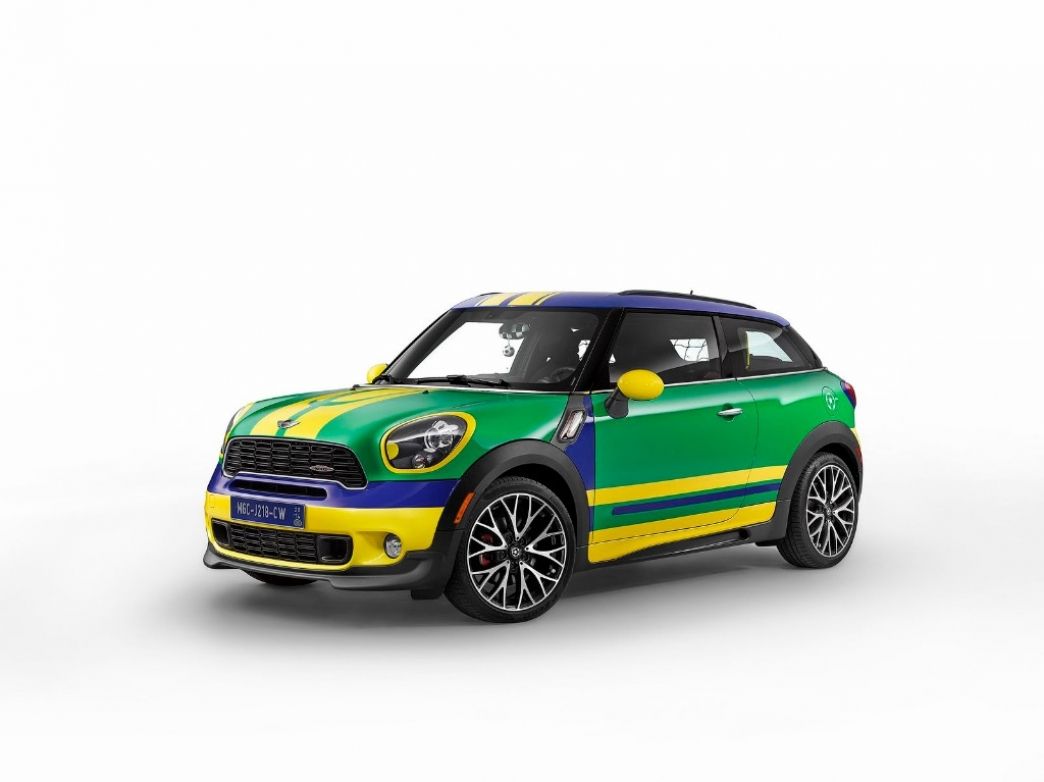 MINI Paceman GoalCooper, queriendo colarnos un gol en forma de homenaje a Brasil