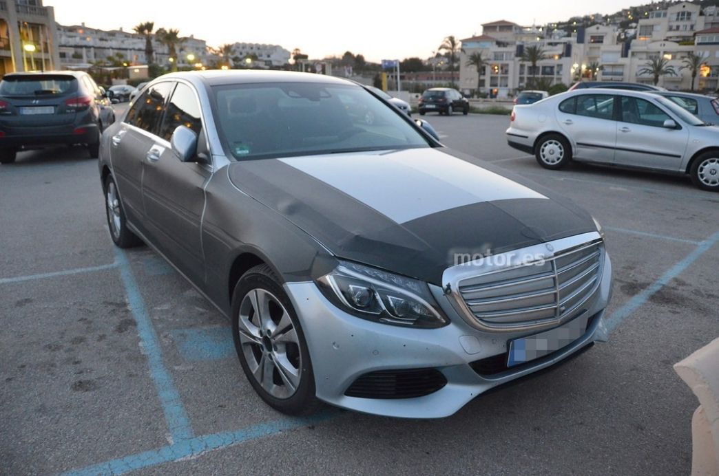 Mercedes Clase C Plug-in Hybrid 2015, imágenes del prototipo