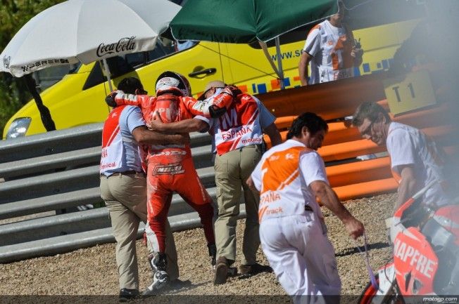 Caída de Terol en la FP3