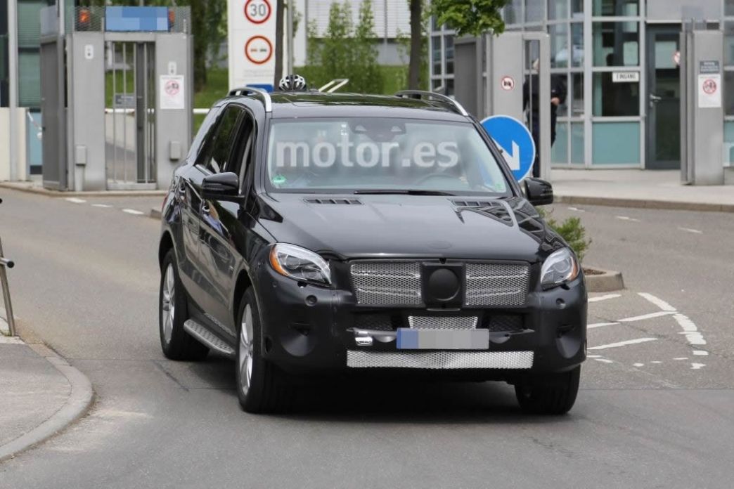 Primeras imágenes del Mercedes ML restyling