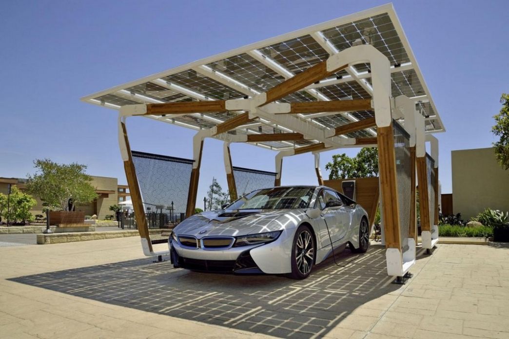 Tejavana solar para recargar los BMW i3 e i8