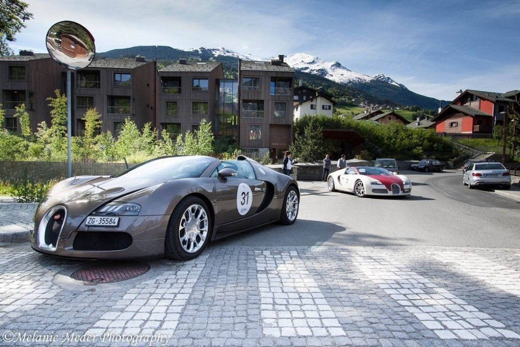 Fotos del Bugatti Grand Tour 2014 a su paso por Italia