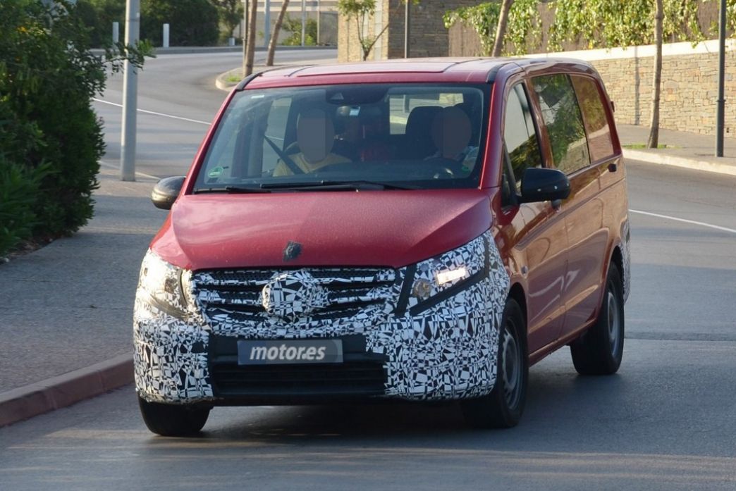 Mercedes Vito 2014, fotografías espía de la nueva furgoneta