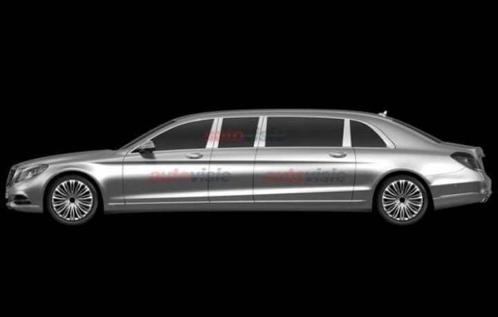 Mercedes Clase S Pullman, filtradas las patentes