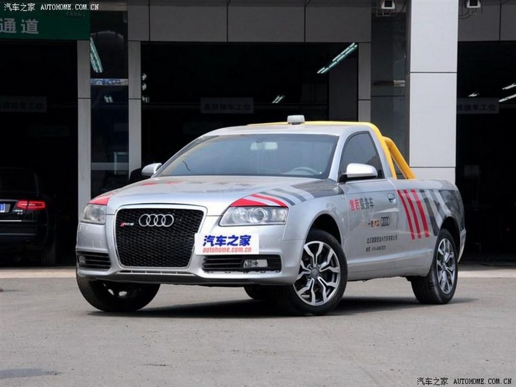 Un Audi A6 de batalla larga convertido en una pick-up