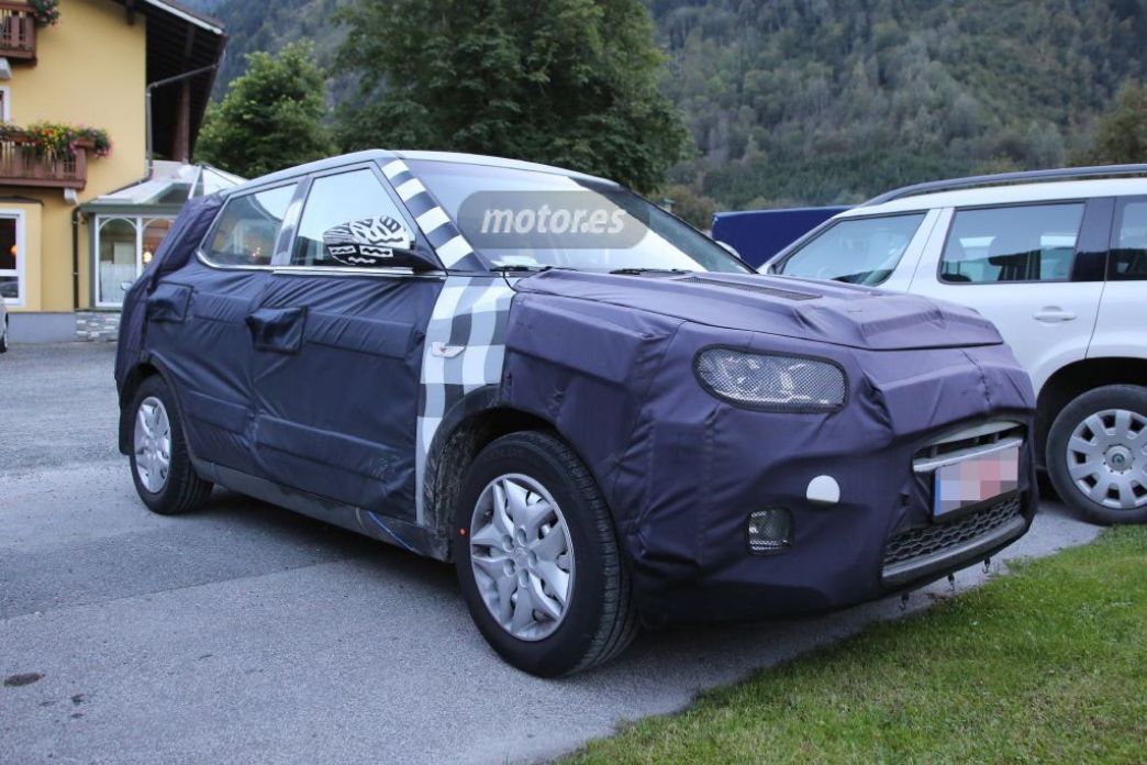 2015 Ssangyong X100, espiado en Los Alpes