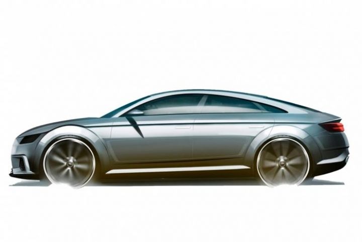 El Audi TT Sportback Concept en bocetos ¿Camino a París? 