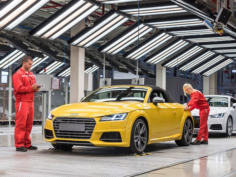 Audi comienza la producción del TT Roadster en Hungría