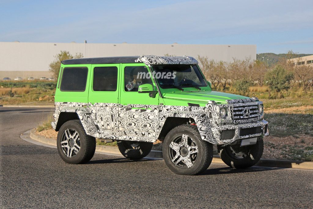 Mercedes Benz G63 AMG 4x4 2015, avistado por primera vez