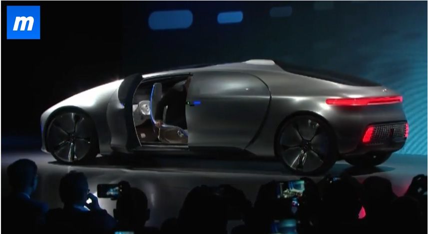 Así ha sido la presentación del Mercedes-Benz F 015 en el CES 