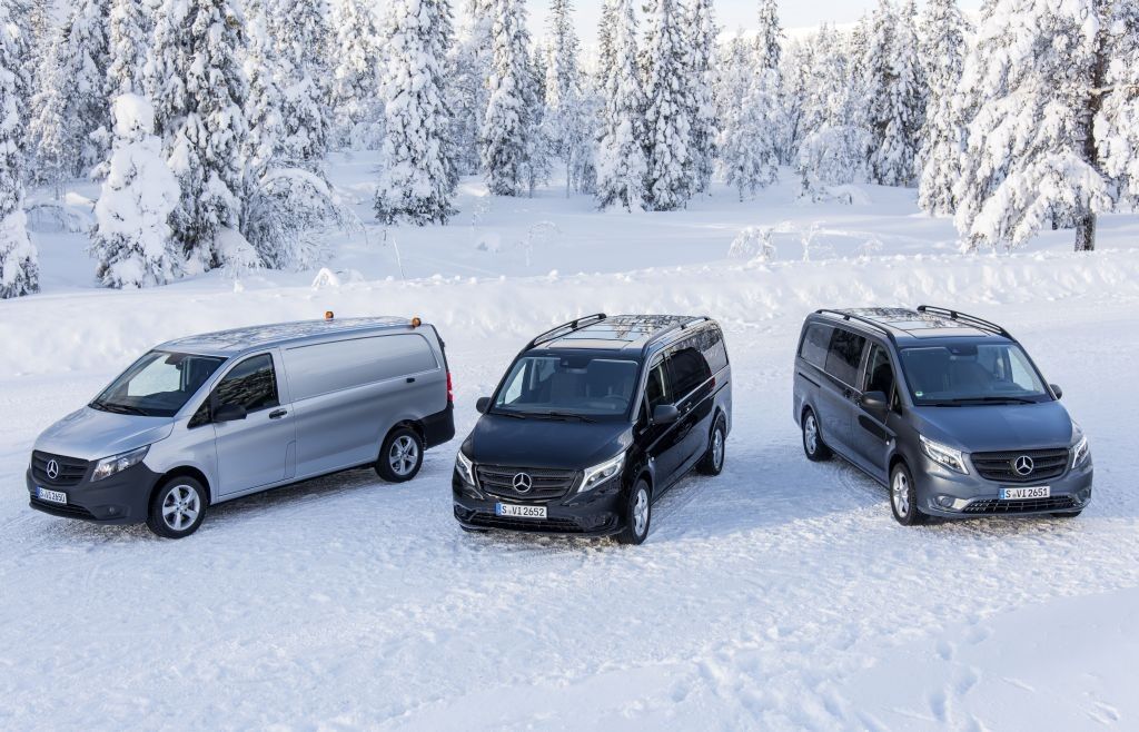 Nueva Mercedes Vito 4x4, polivalencia para cualquier superficie