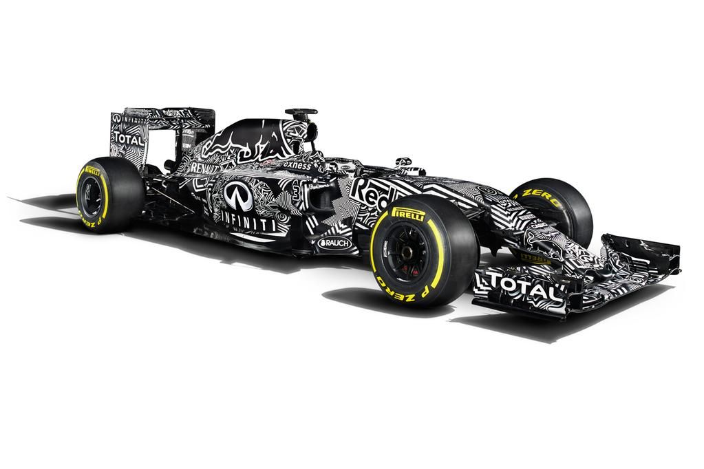 Nuevo Red Bull RB11 de F1 2015 en blanco y negro