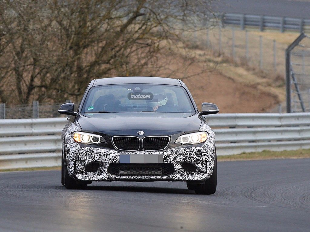 BMW M2 2016, descubierto dando vueltas en el circuito de Nürburgring