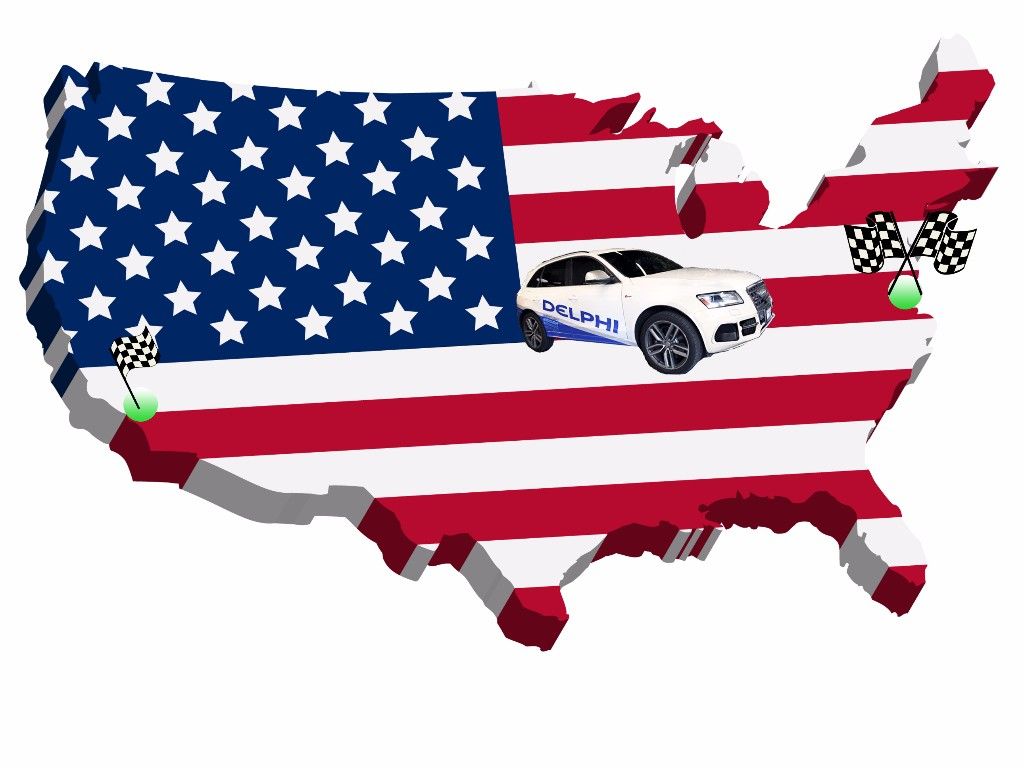El coche autónomo de Delphi recorrerá Estados Unidos desde San Francisco hasta Nueva York 