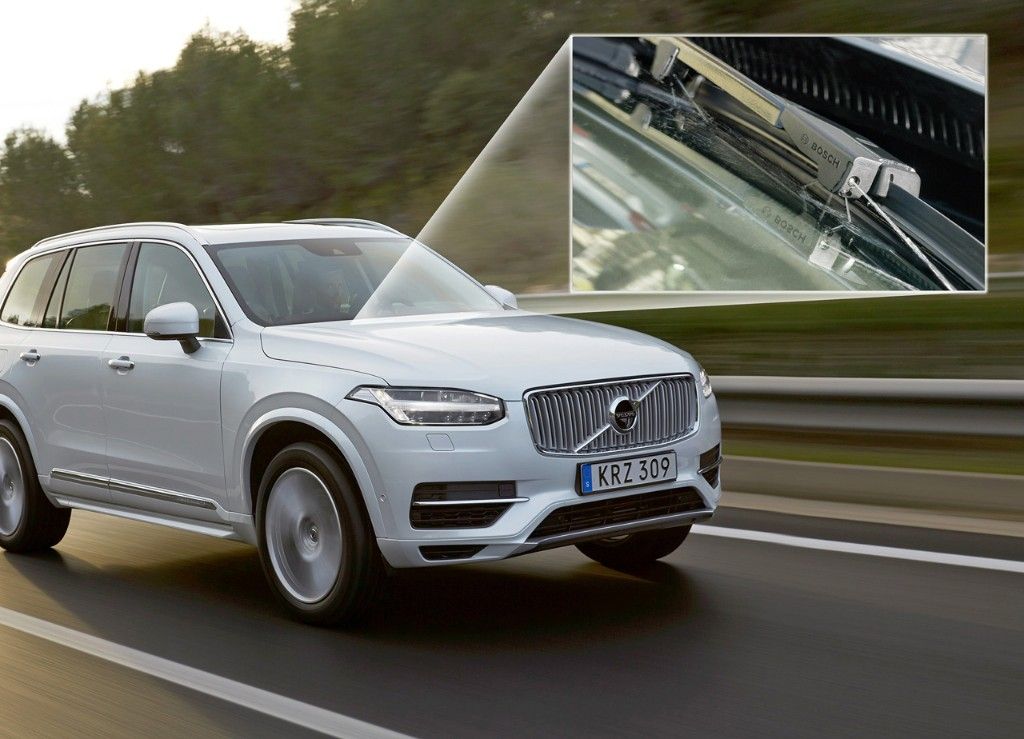 El Volvo XC90 2015 tiene el limpiaparabrisas más avanzado del mundo