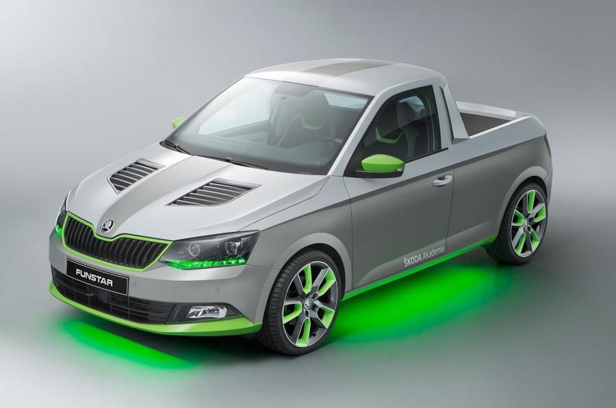 Skoda FUNstar, transformando un Fabia en una pick-up deportiva