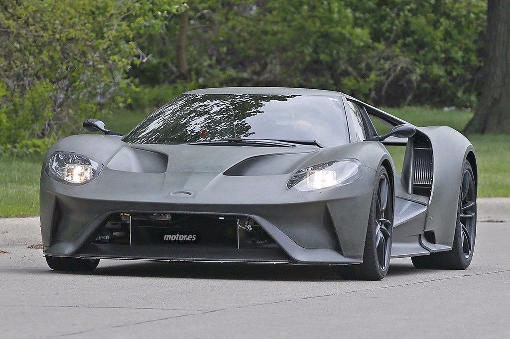 El Ford GT 2017 se muestra en unas primeras fotos espía