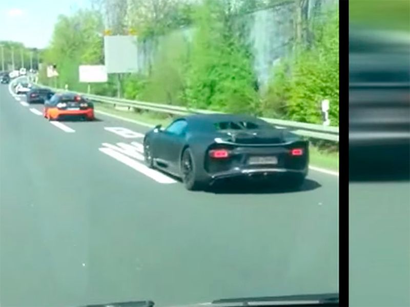 El Bugatti Chiron 2016 descubierto en Alemania